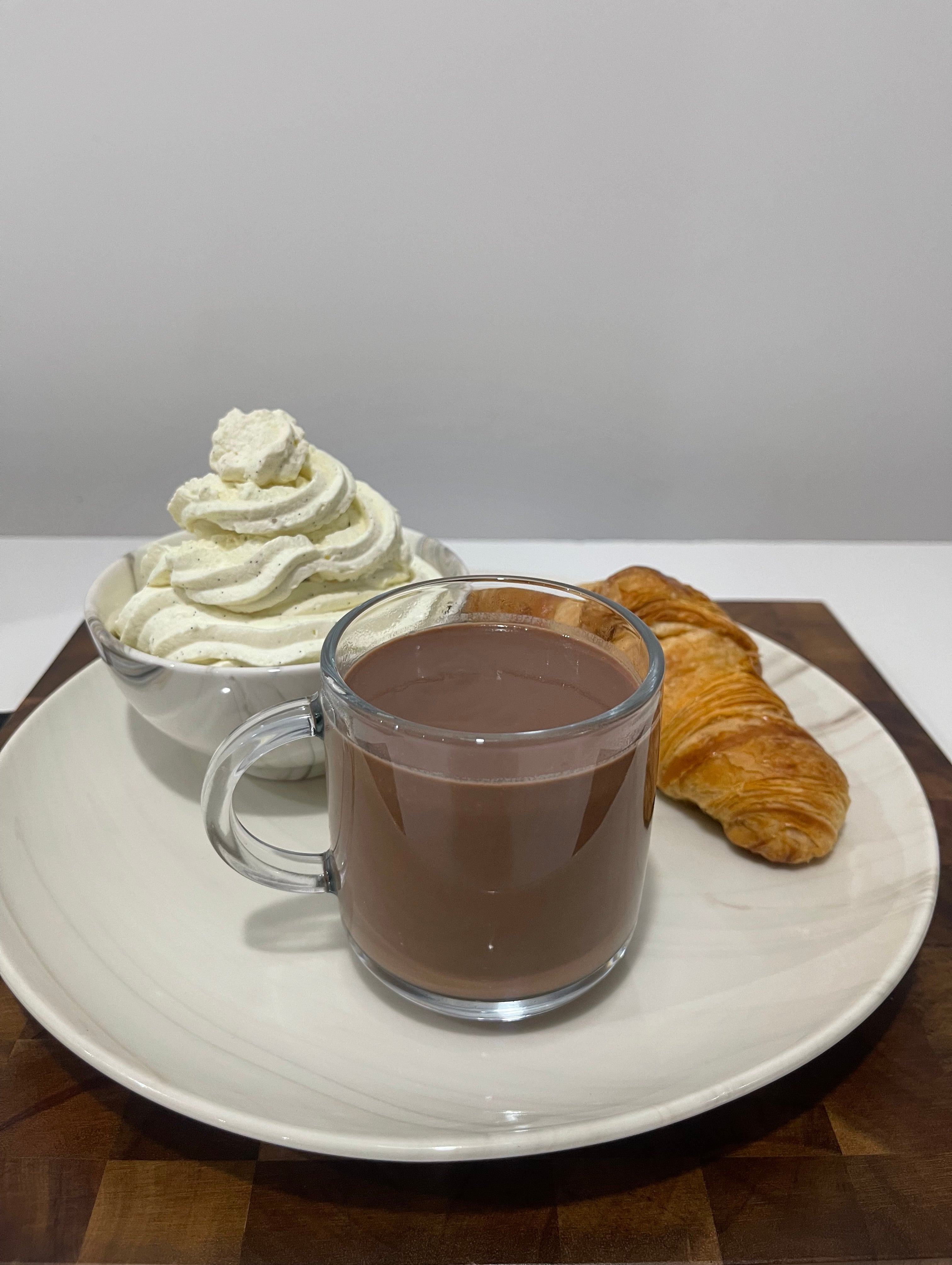 French Hot Chocolate & Vanilla Cream E-Recipe