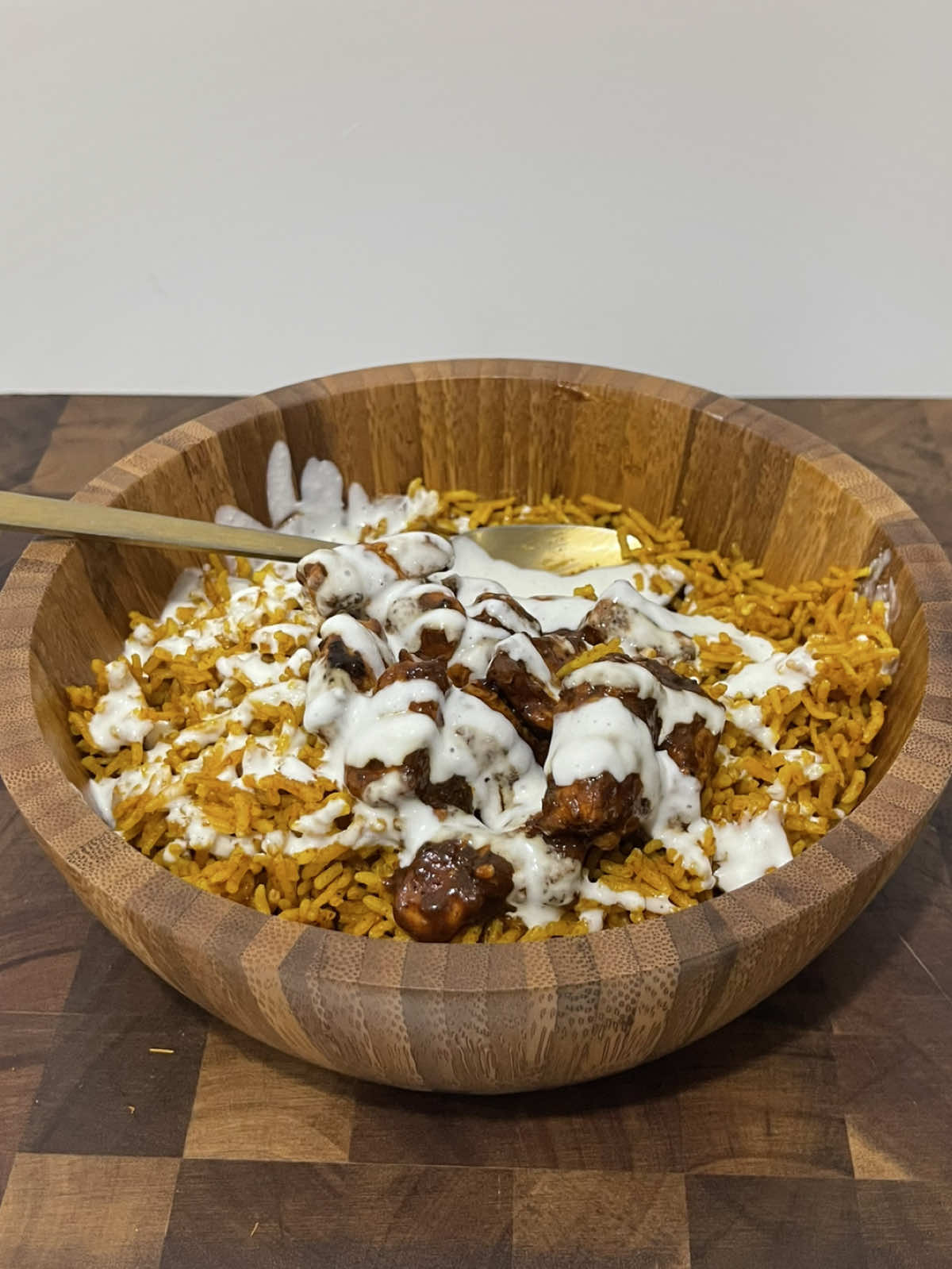 Peri Peri Grilled Chicken, Spicy Rice & Garlic Sauce E-Recipe