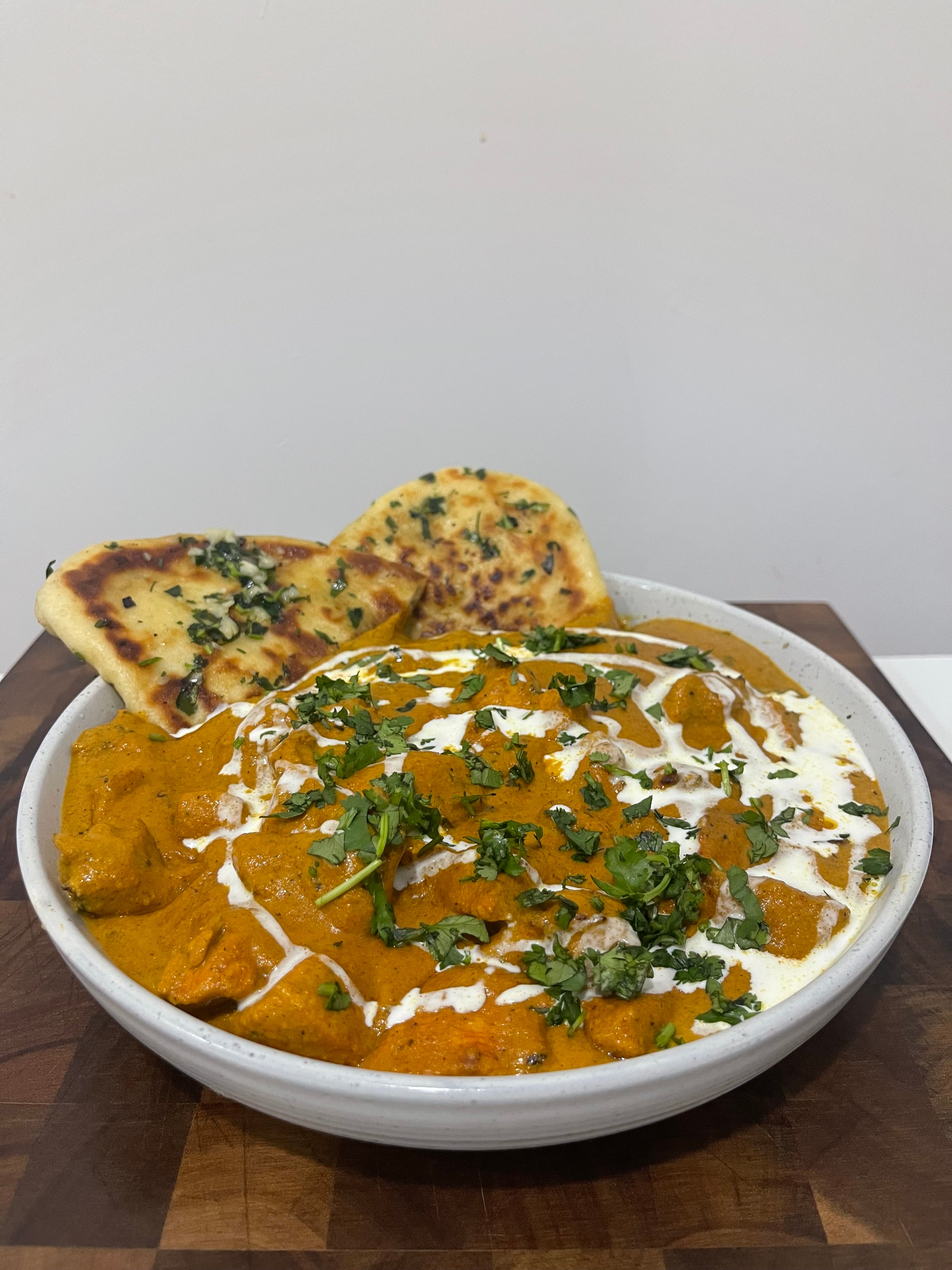 Butter Chicken & Homemade Naan E-Recipe